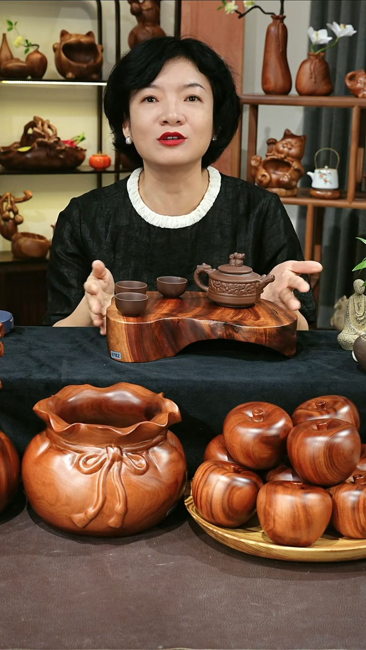 木香樟木手工底座0782