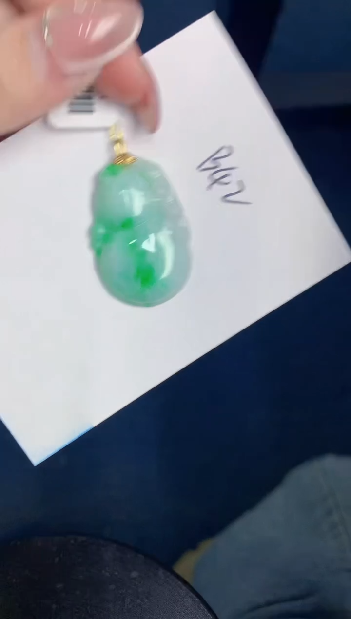 【闪购商品】翡翠颈饰18K金镶嵌000000000