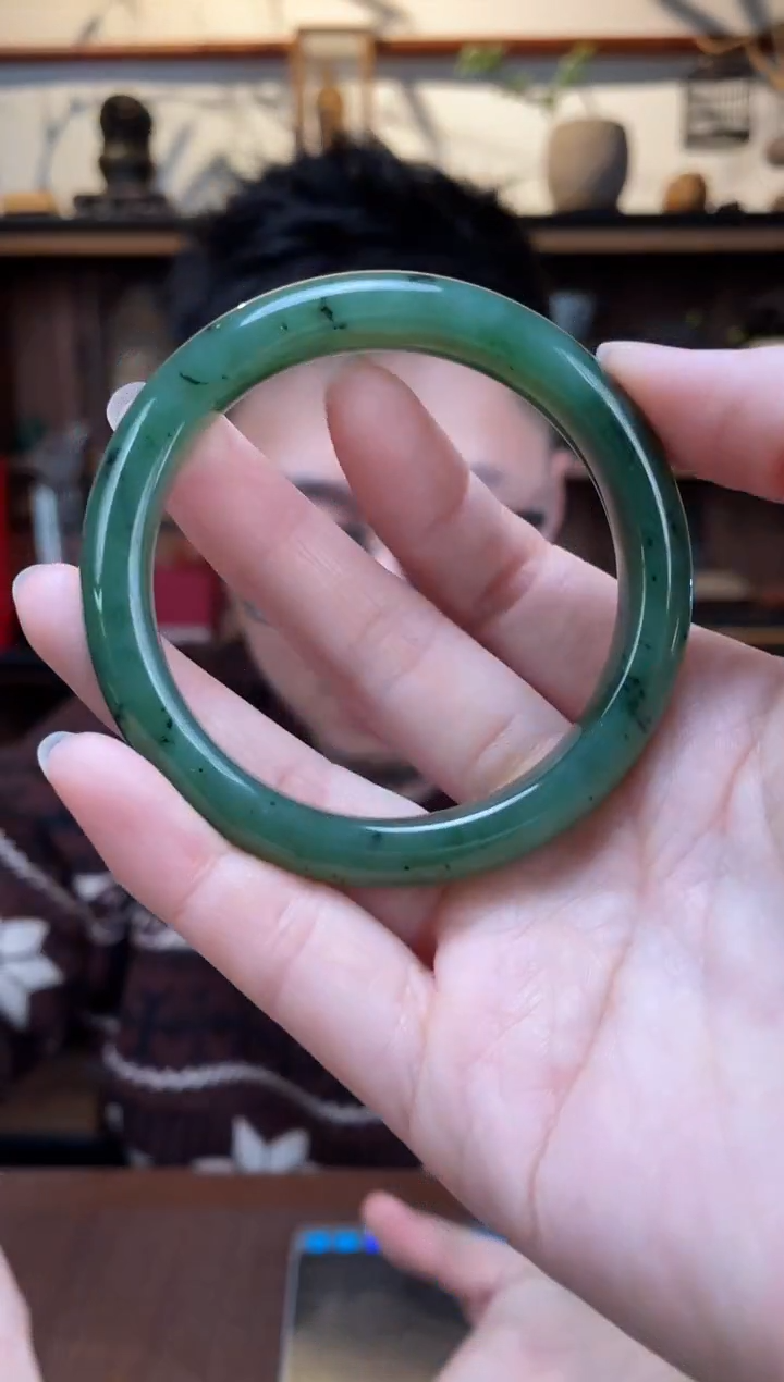 【闪购商品】和田玉手镯未镶嵌032和田玉手镯57#YR