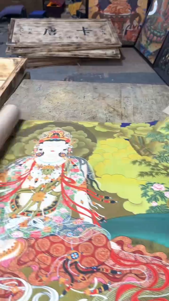 卷轴画玖忆唐卡TK08