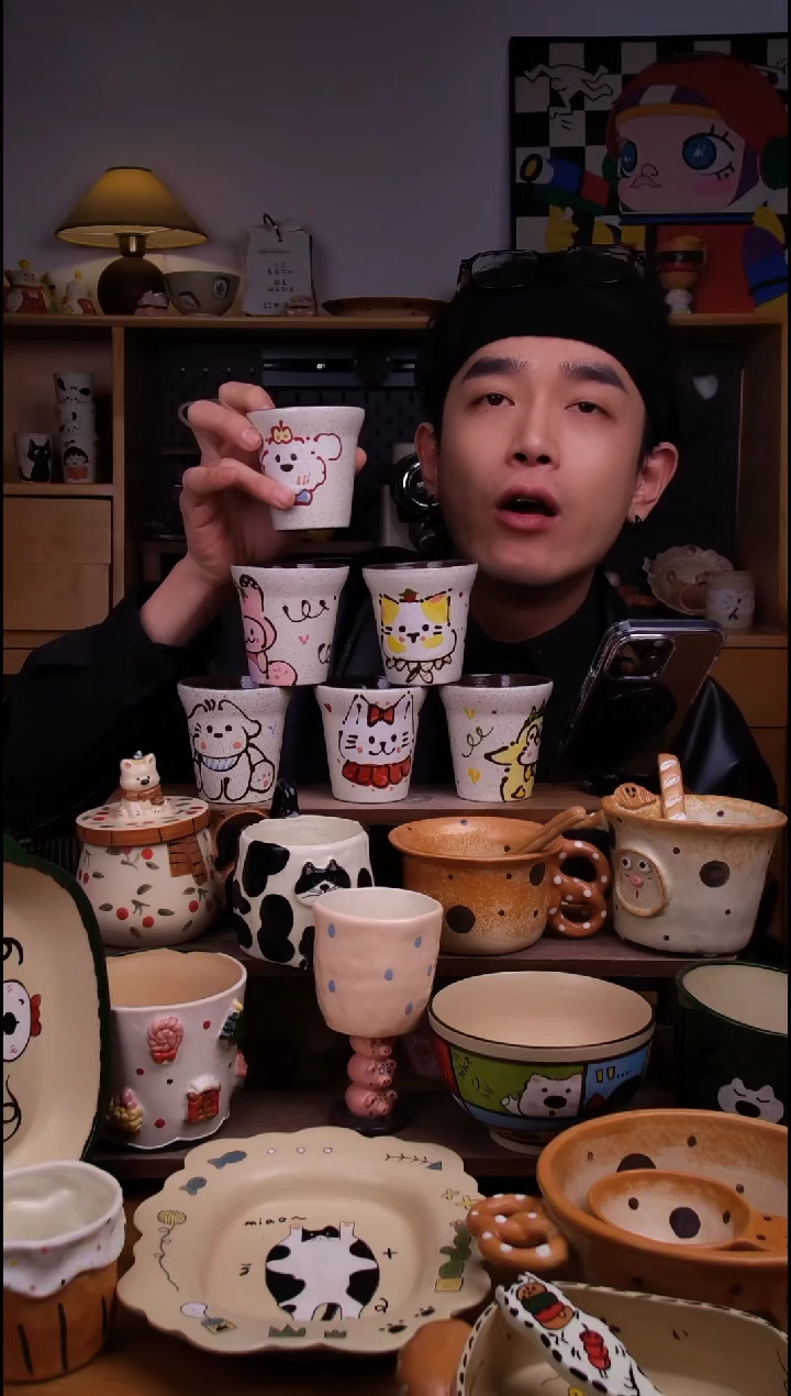 杯子陶6款不定向发货1只！景德镇设计师款陶瓷