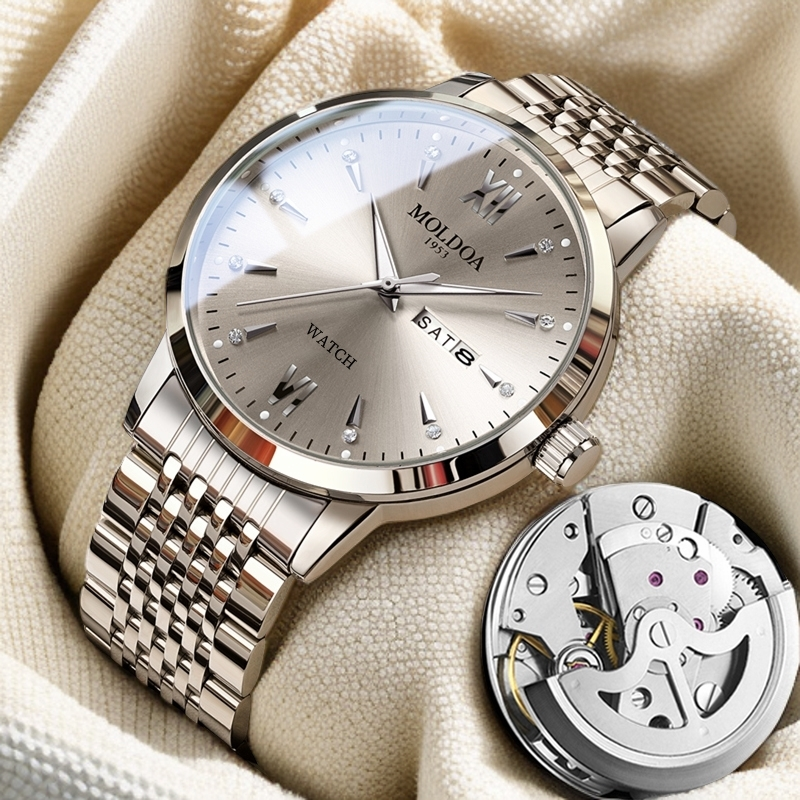 中睿【直播间都在这里下单】男士手表男防水夜光日历镂空奢华新款