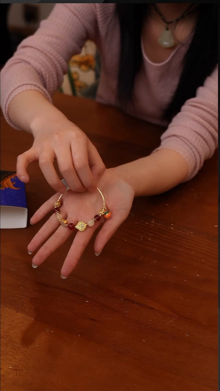 陶99-柿柿如意手串【CF6494】