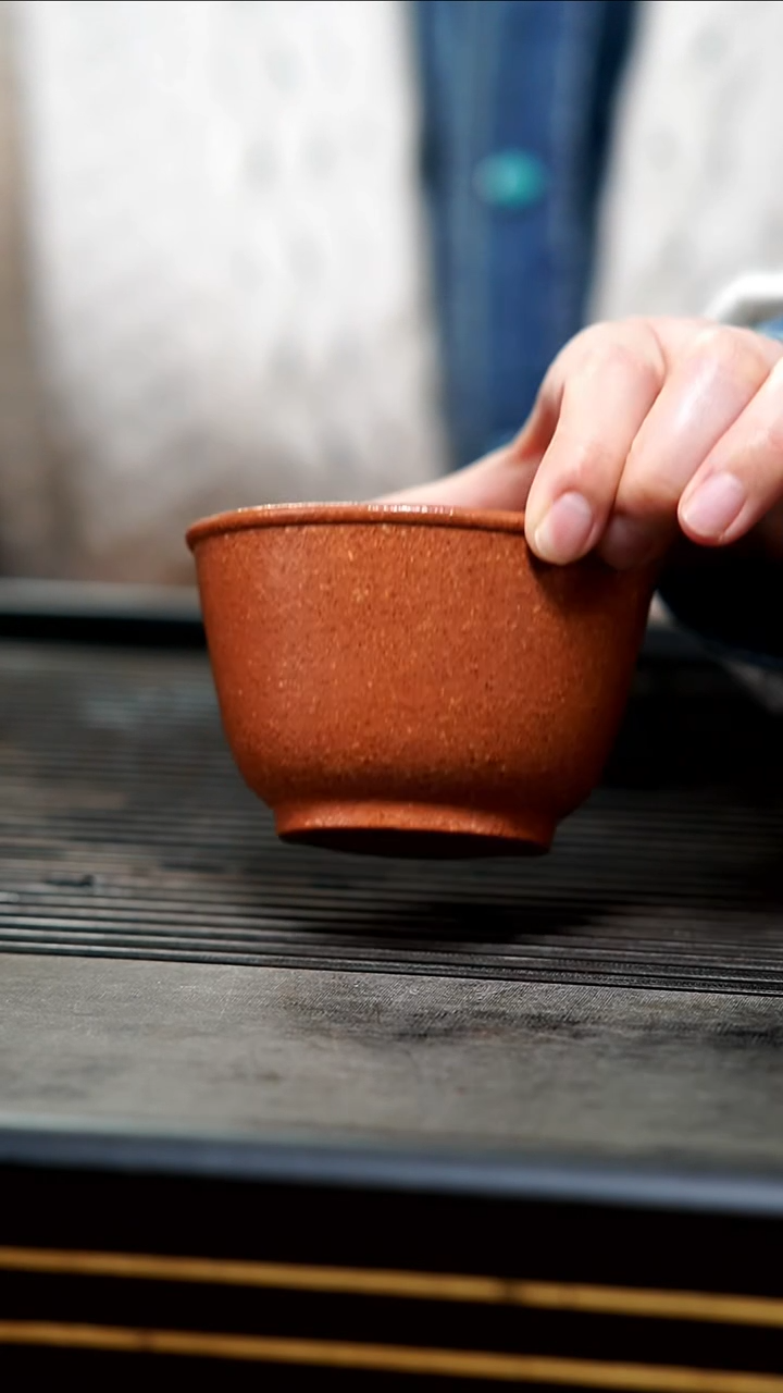 【闪购商品】紫砂茶壶04-微瑕血降坡缸杯160cc