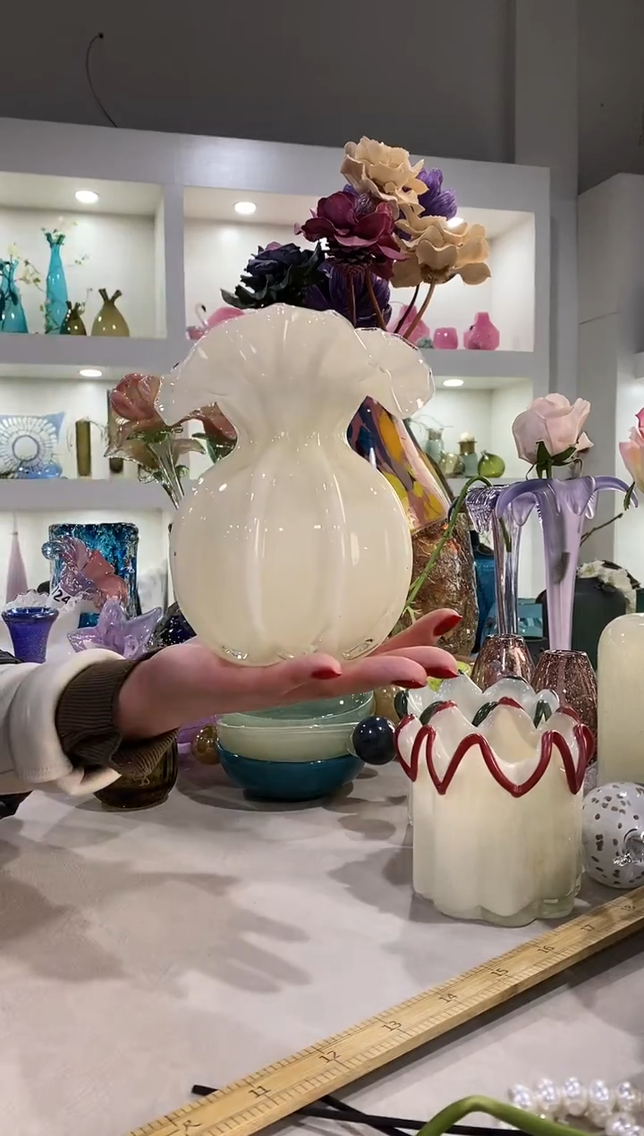 慕忆家手作琉璃花瓶