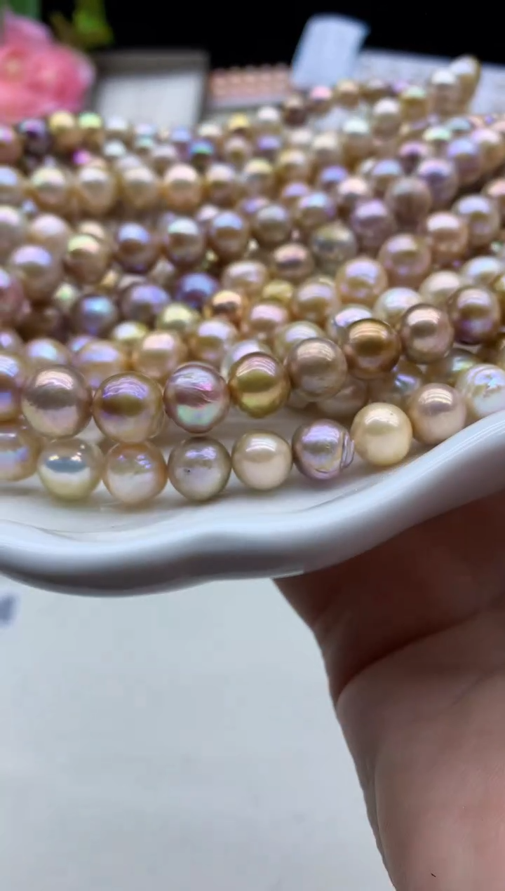 【闪购商品】淡水珍珠颈饰未镶嵌淡水珍珠项链多样性发其一