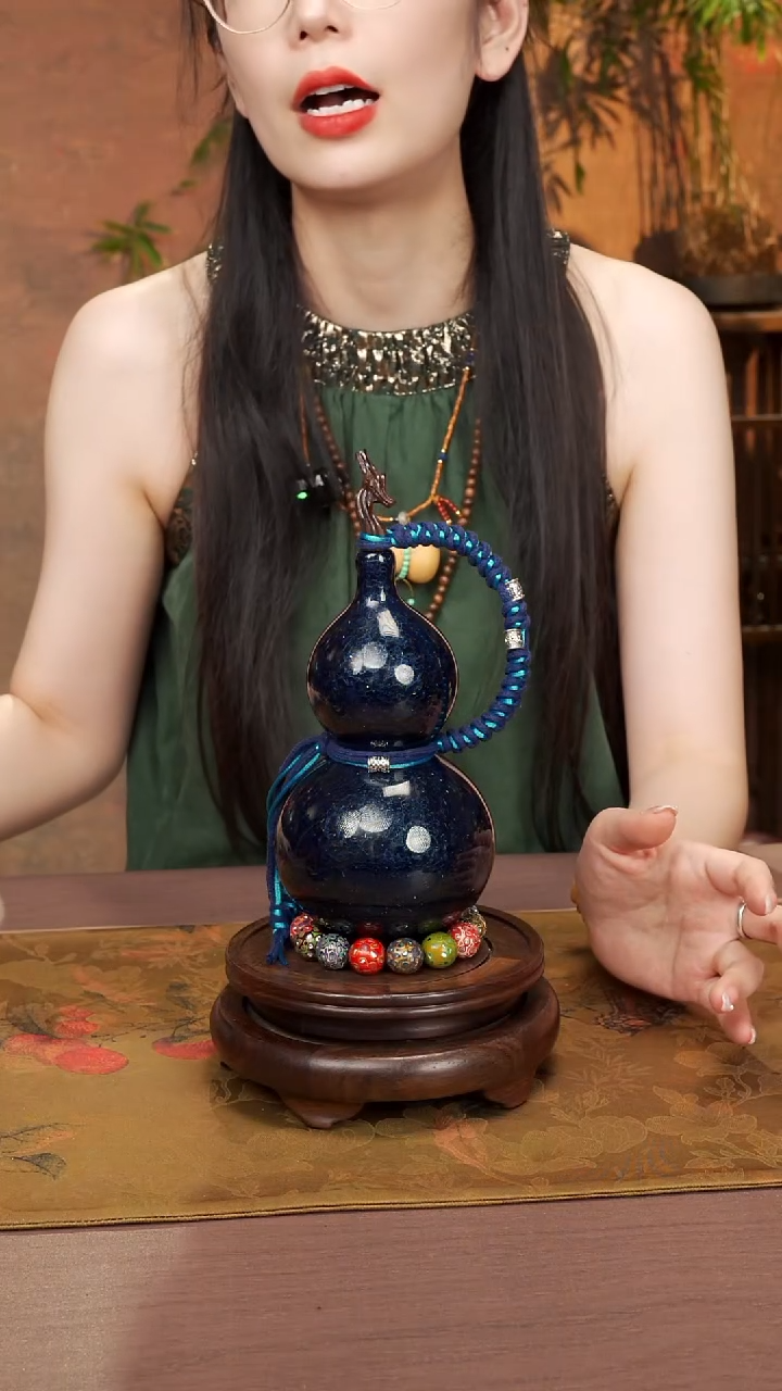63易林高端工艺大漆酒葫芦--418