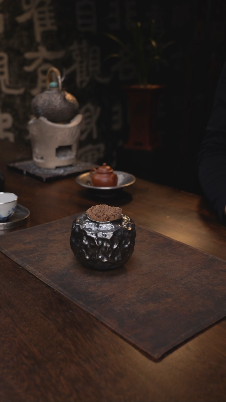 纯锡全手橡木塞茶叶罐