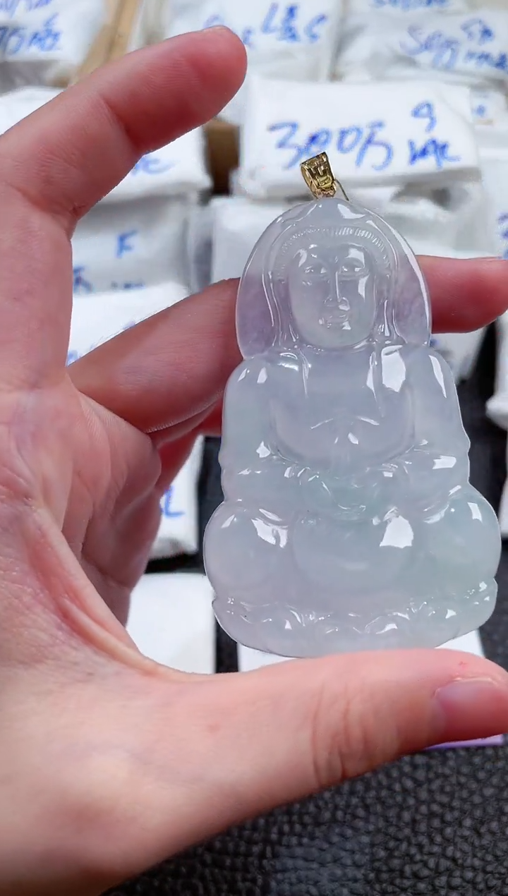 【闪购商品】翡翠颈饰18K金镶嵌00006697