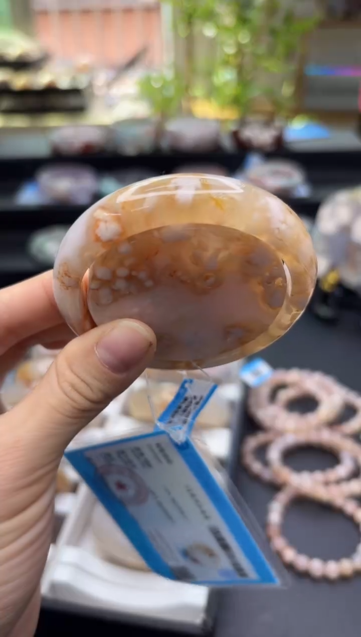 【闪购商品】石英质玉手镯未镶嵌C829(55圈赠送镯心)