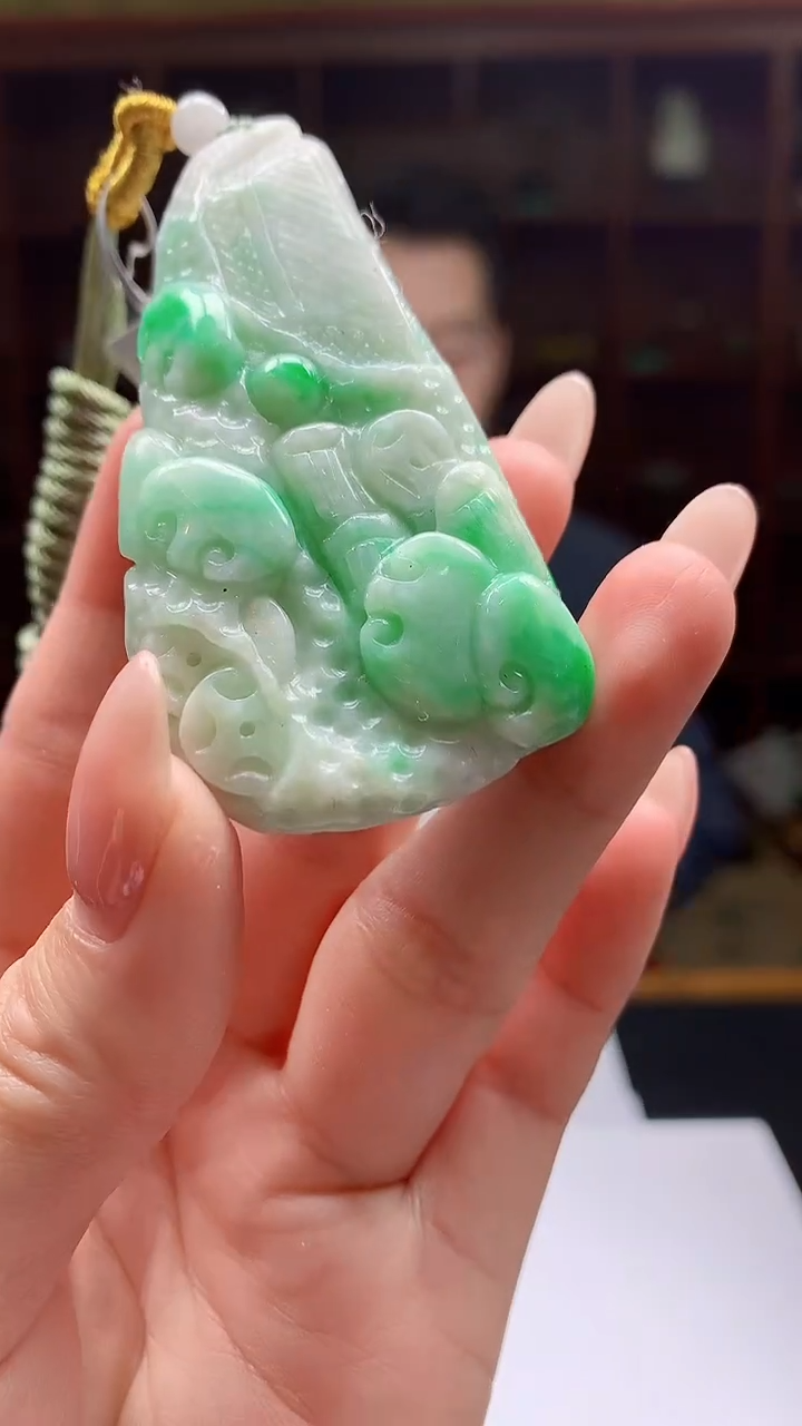 【闪购商品】翡翠颈饰未镶嵌8046jj-JJ挂件7