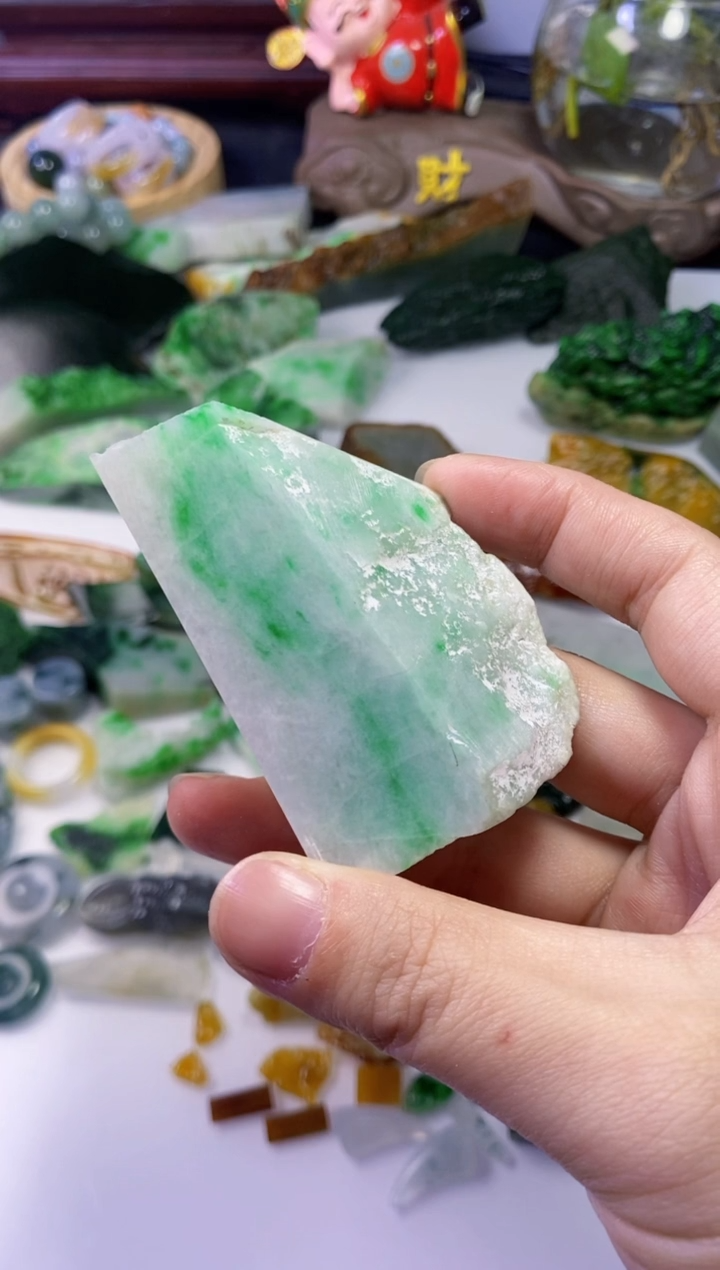 颈饰未镶嵌翡翠用****2272天然翡翠
