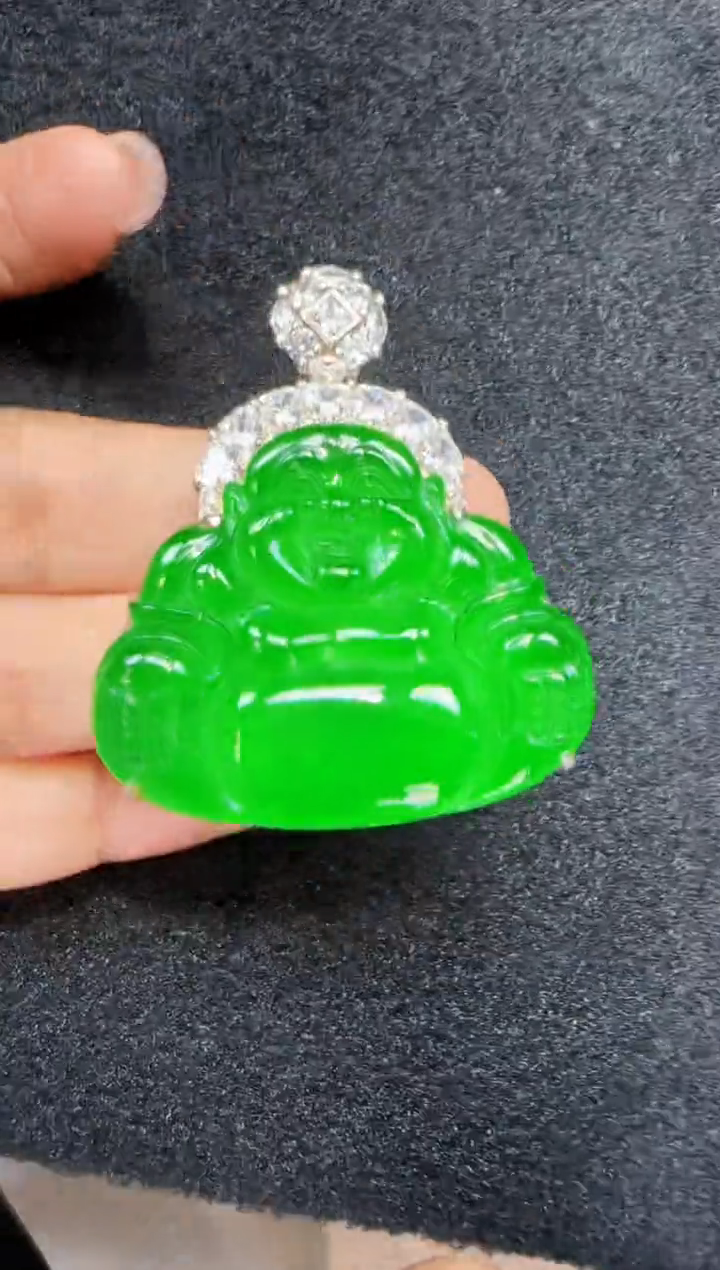 未镶嵌定制翡翠翡翠吊坠158