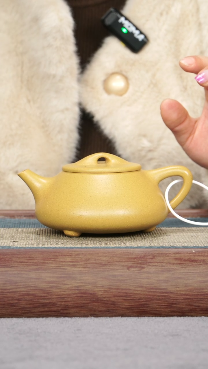 【闪购商品】紫砂茶壶黄金段 光明石瓢