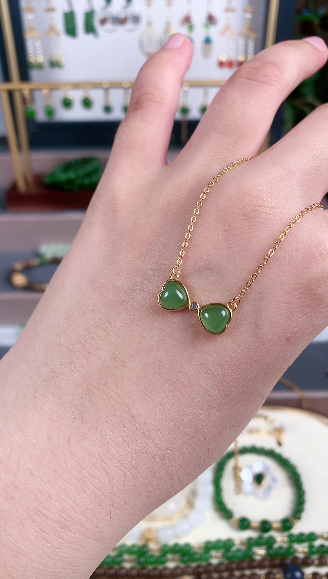 吊坠(不含链)银S925镶嵌和田玉1