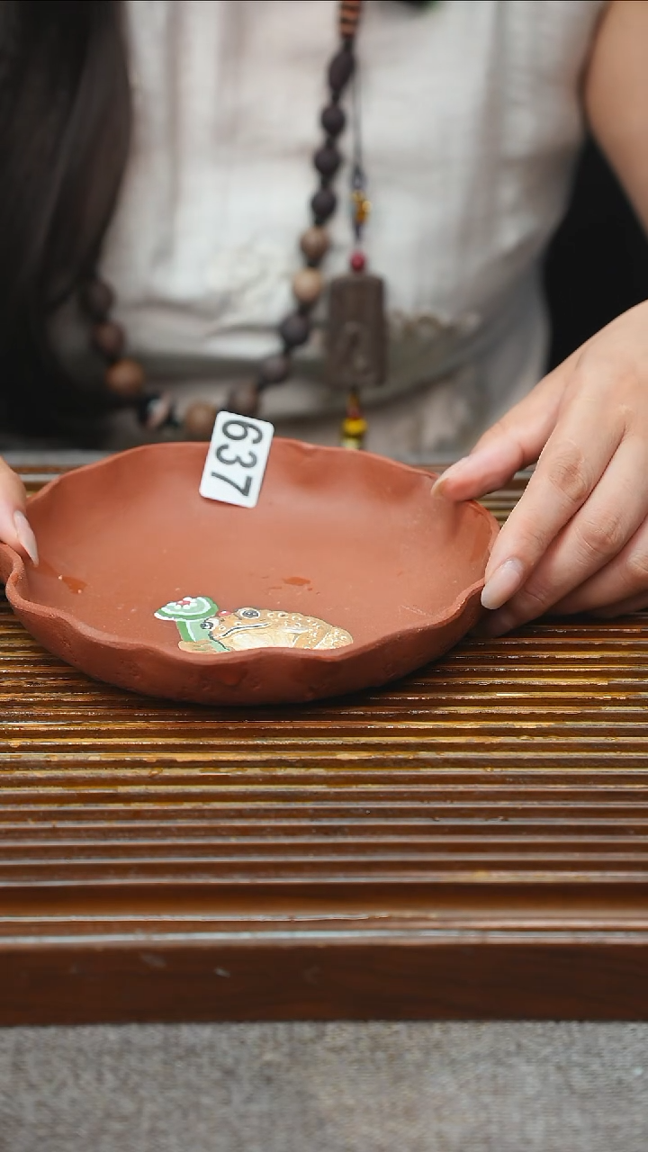 万古烧粗陶手工茶具