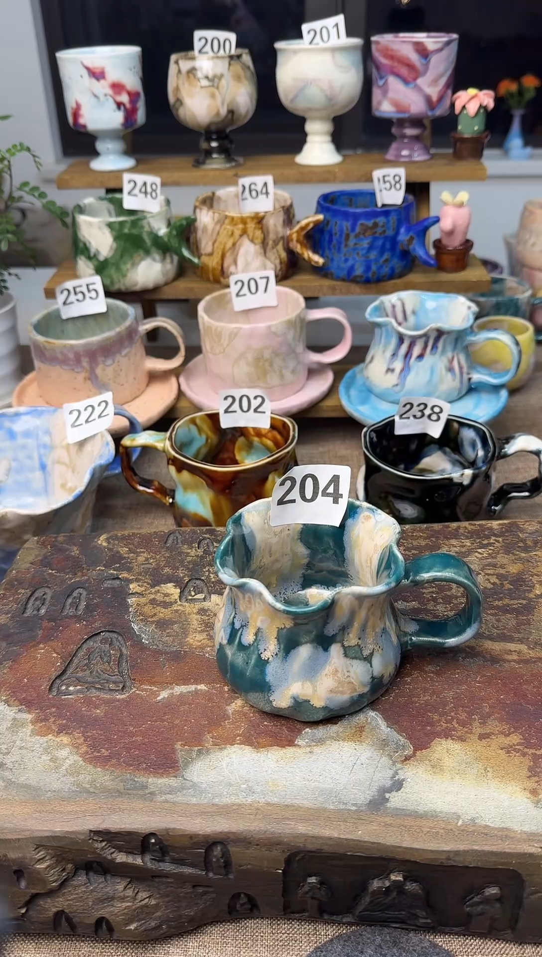 景德镇高温颜色釉陶瓷杯杯