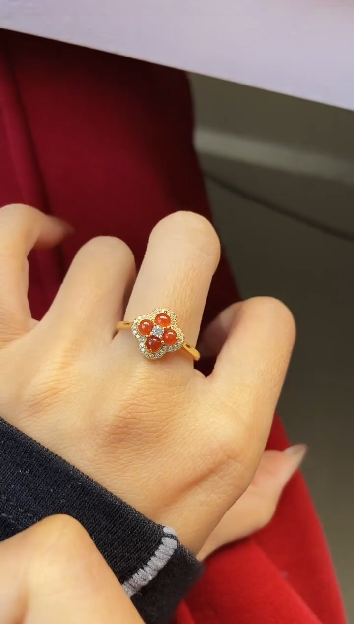 银S925镶嵌戒指翡翠12