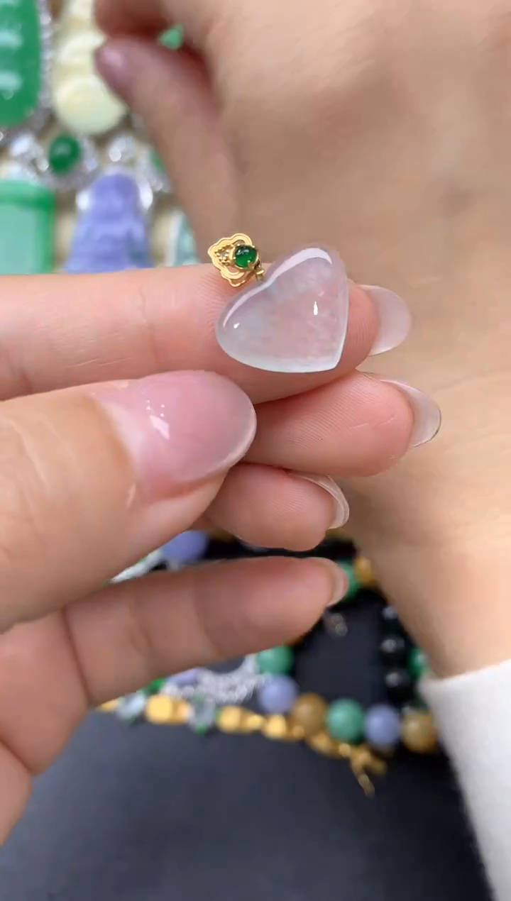 【闪购商品】翡翠颈饰18K金镶嵌26-中国好珍宝