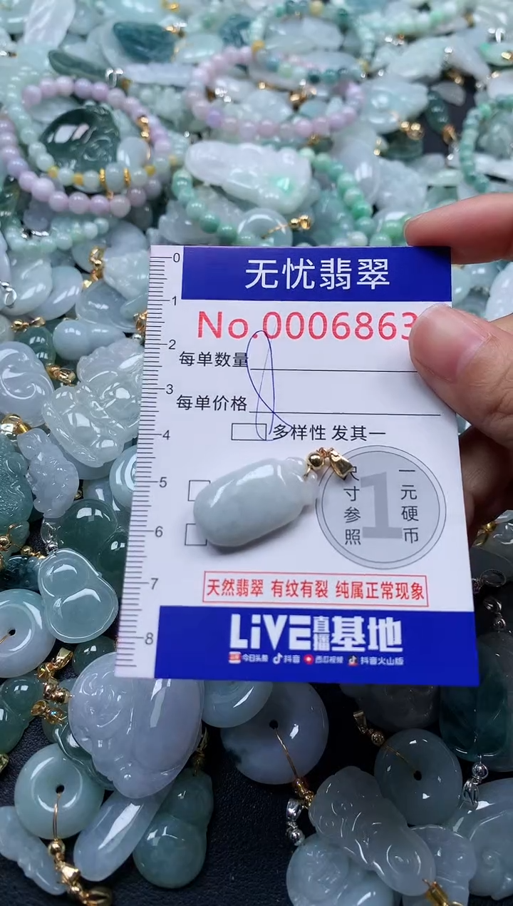 颈饰未镶嵌翡翠6863