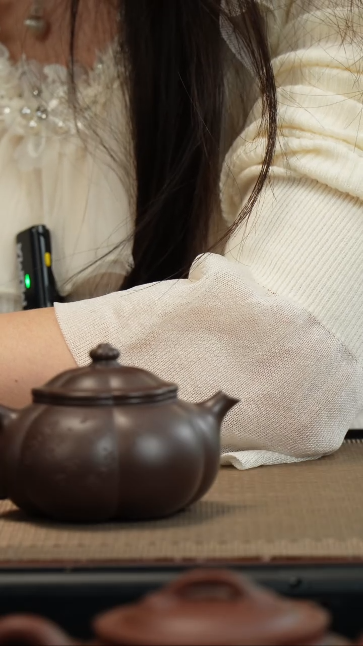 【闪购商品】紫砂茶壶老紫泥大运海棠