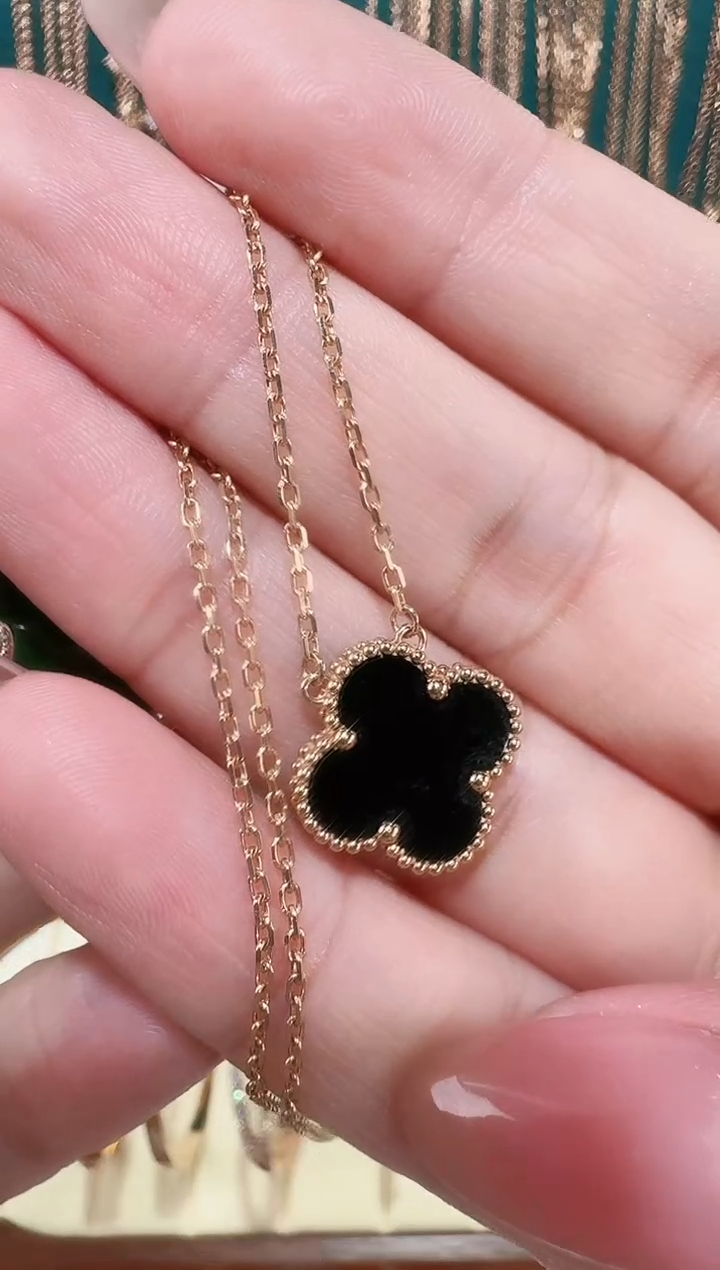 【闪购商品】玛瑙/玉髓套链18K金镶嵌套链