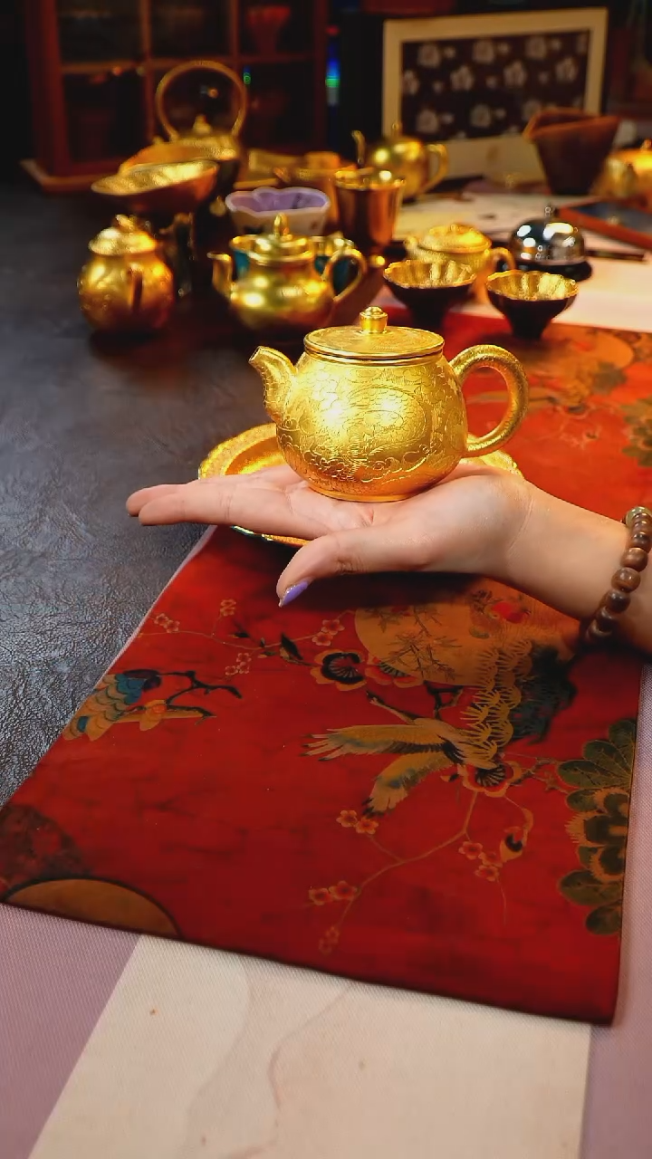 茶杯紫砂【宜景窑系列】金壶