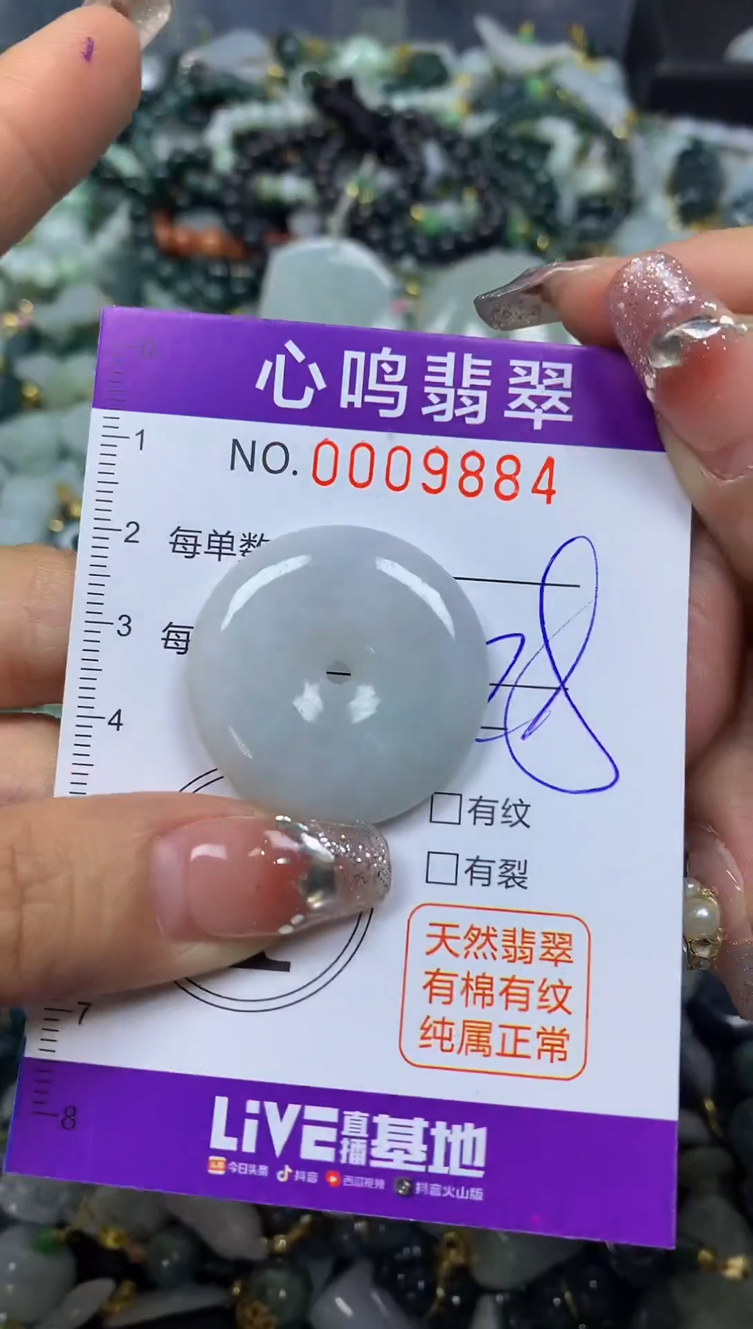 【闪购商品】翡翠颈饰未镶嵌闪购009884