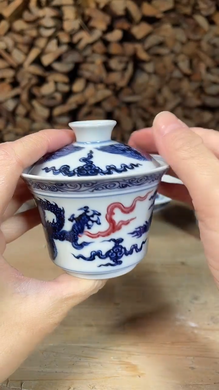 杯子瓷亮***话景德镇手工手绘陶瓷