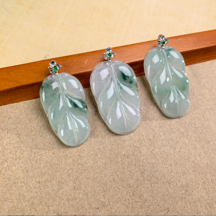 〖刘思懿〗翡翠叶子|502-14156|多样性发一件