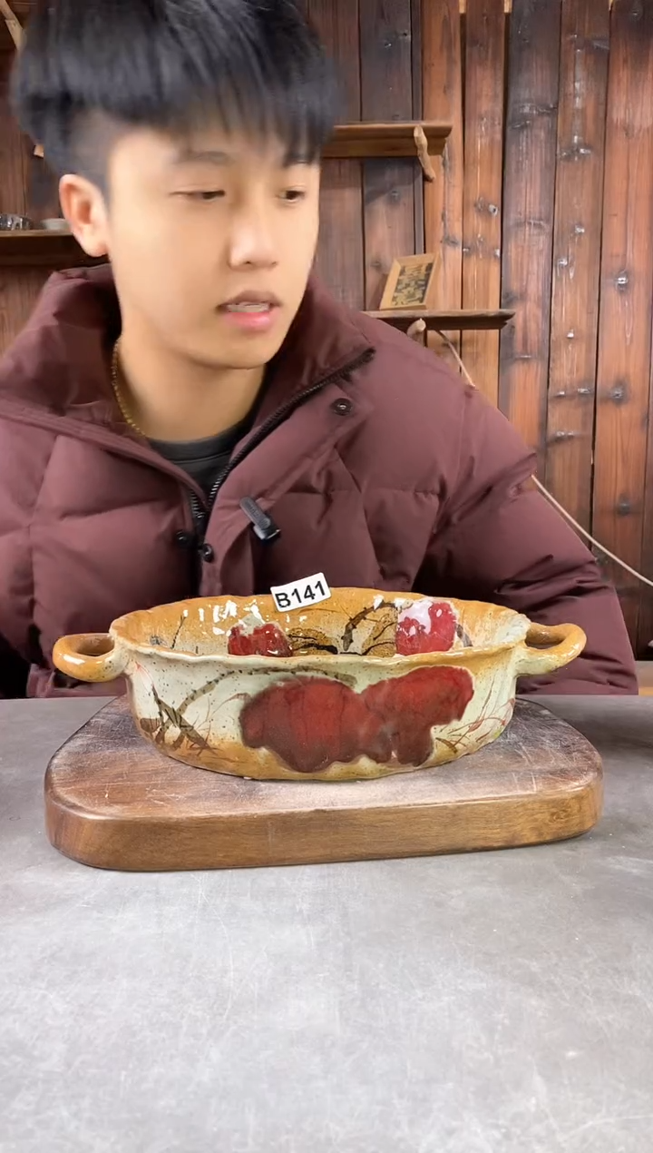【闪购商品】碗141，手工手绘，新年快乐！