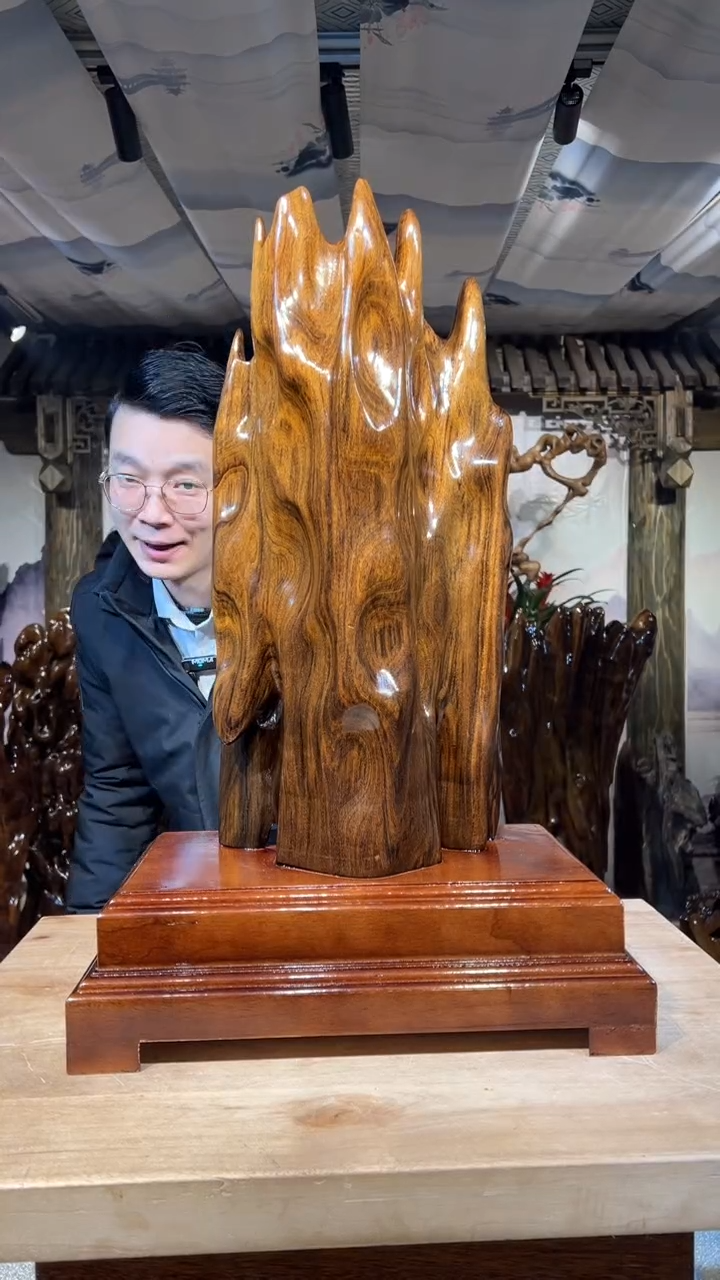 【闪购商品】金丝楠金丝楠小叶桢楠摆件64-39-25