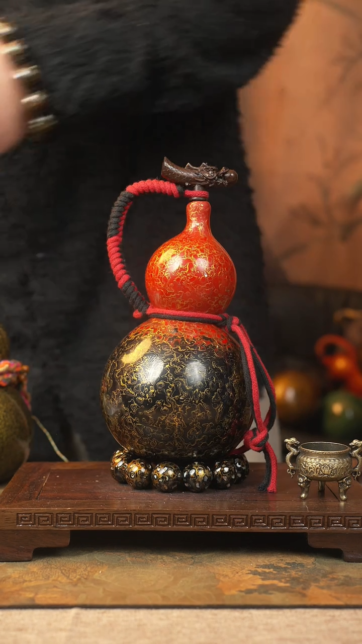 【闪购商品】038大漆葫芦一物一拍记葫堂出品