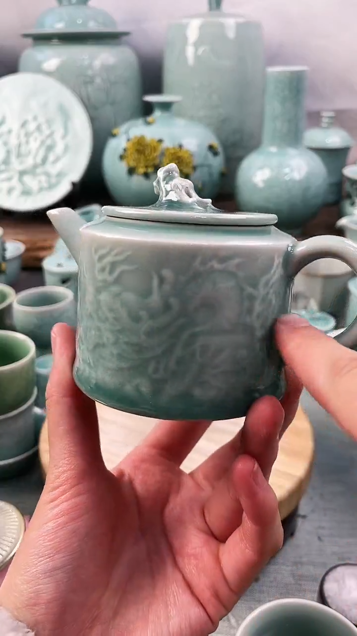 【闪购商品】特价 微瑕 慧仙青瓷