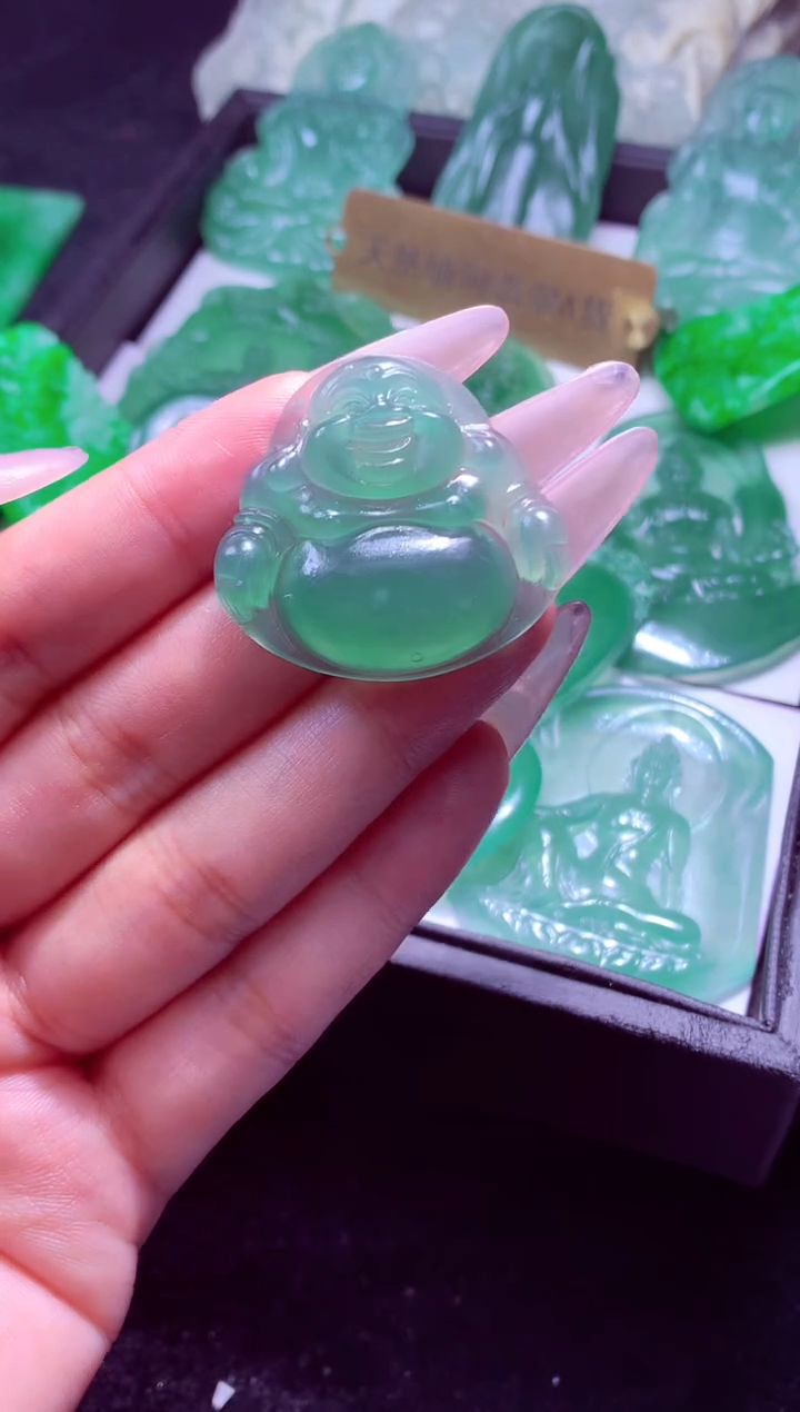 未镶嵌定制翡翠天然缅甸翡翠A货 基地发货多样性发货其一