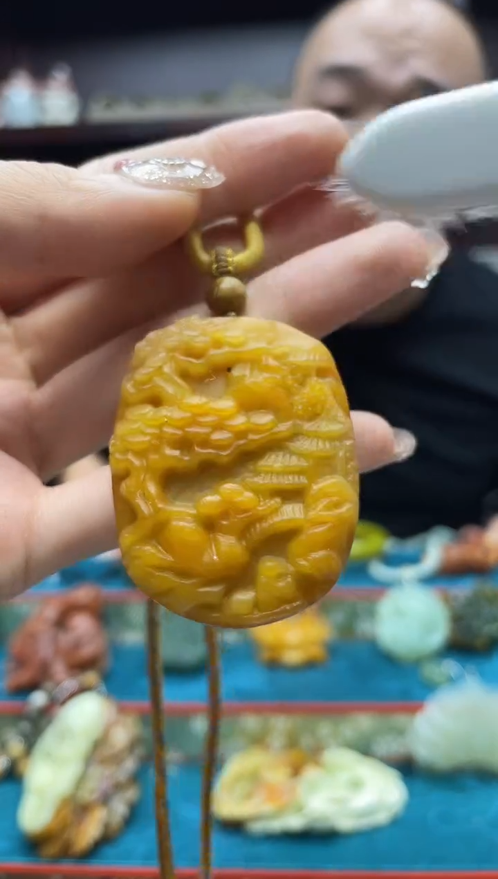 未镶嵌岫玉吊坠·多样性发*货拍一发一