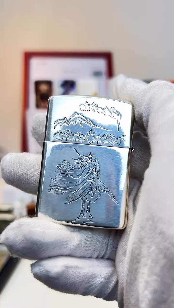 合金镀银彩绘义薄云天