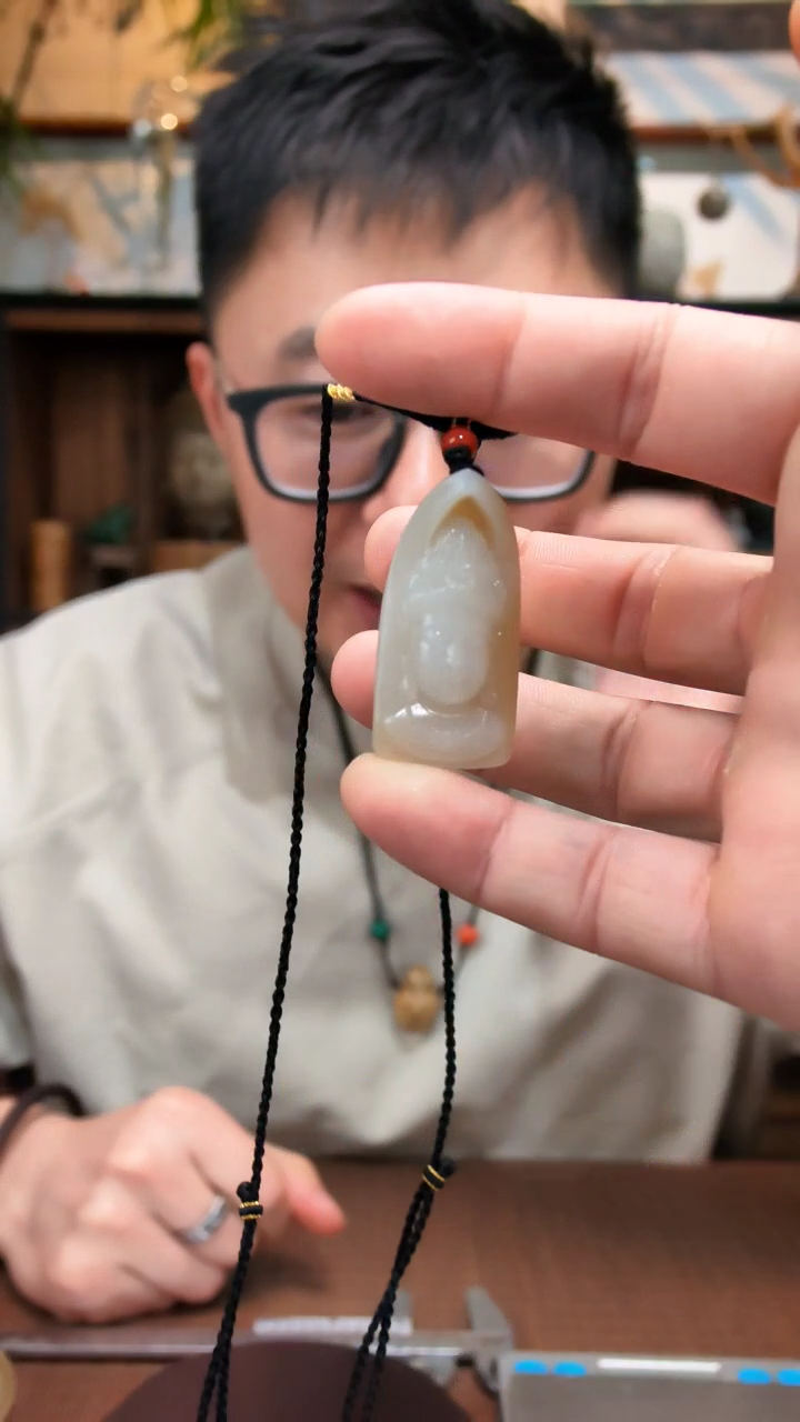 未镶嵌吊坠定制和田玉和田玉观音吊坠CHG（竞）