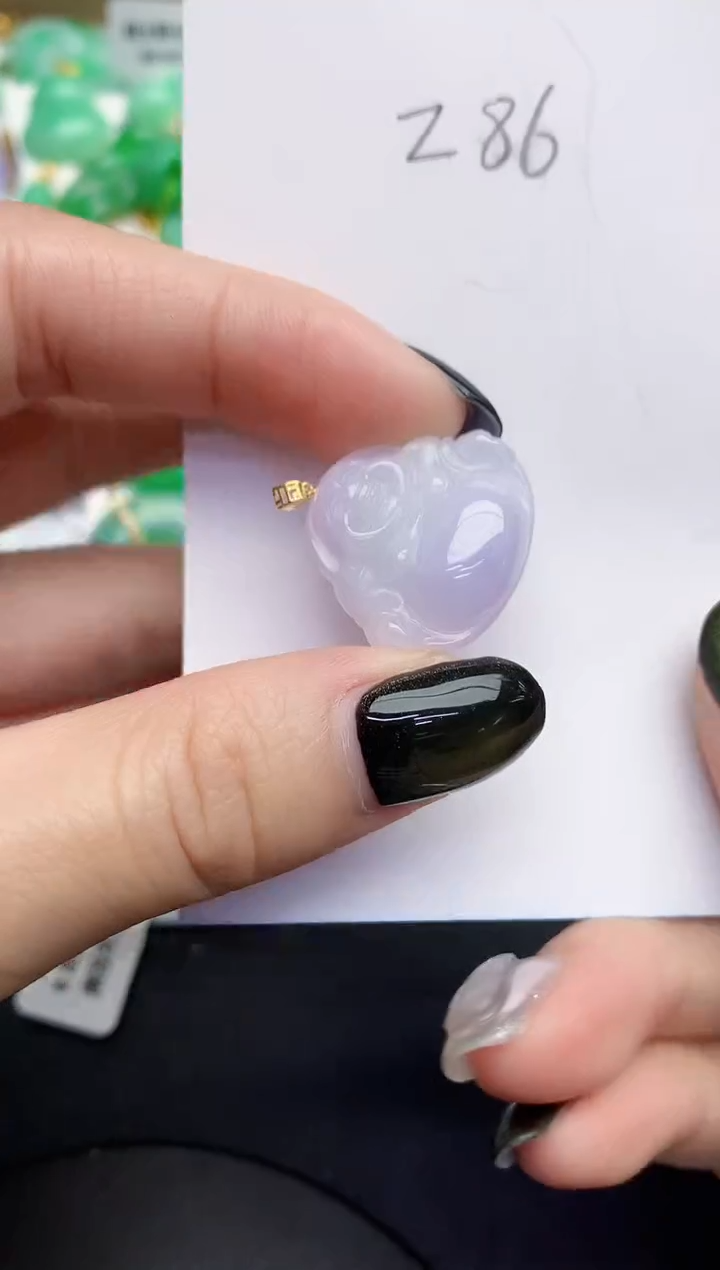 【闪购商品】翡翠颈饰18K金镶嵌000000000000