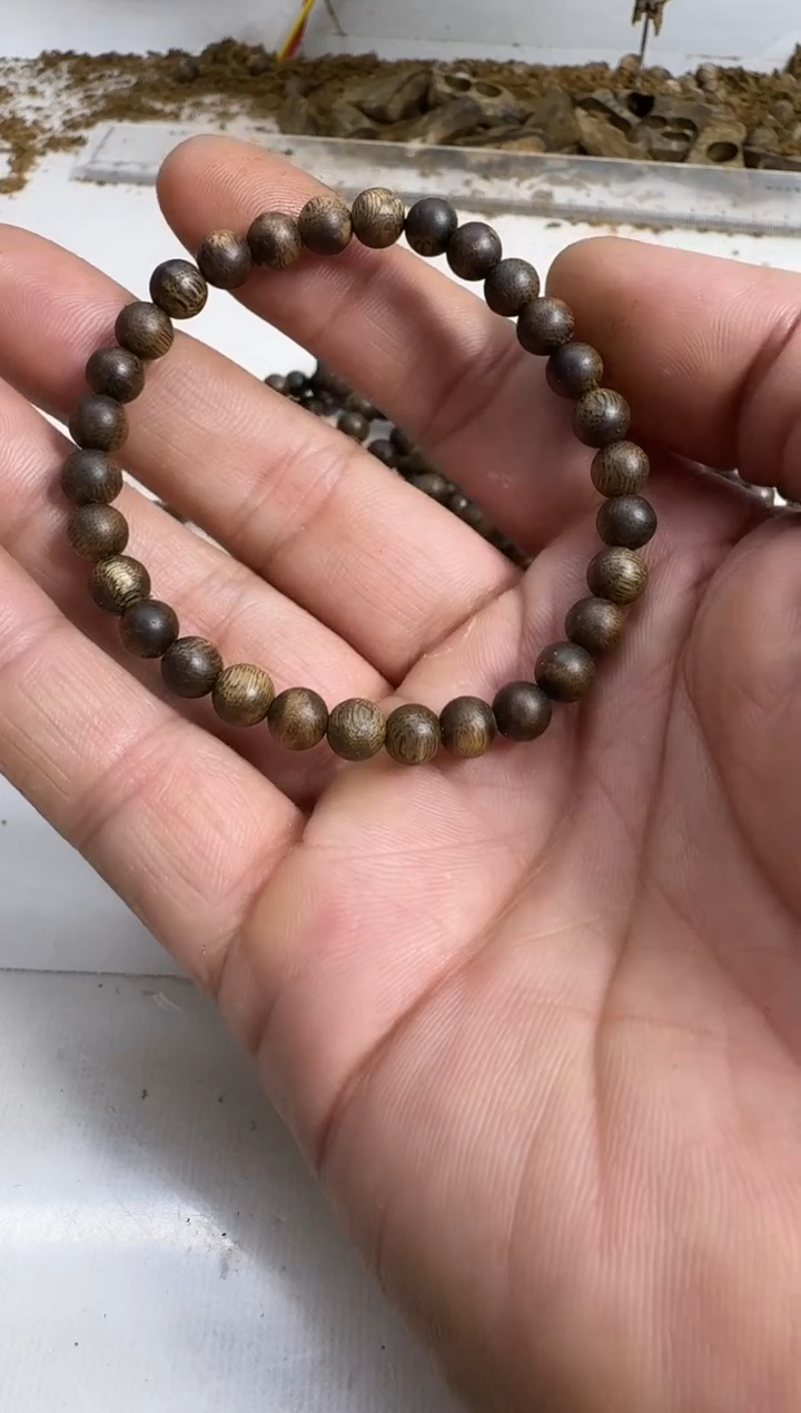 手串沉香奇楠沉香0.6规格单圈