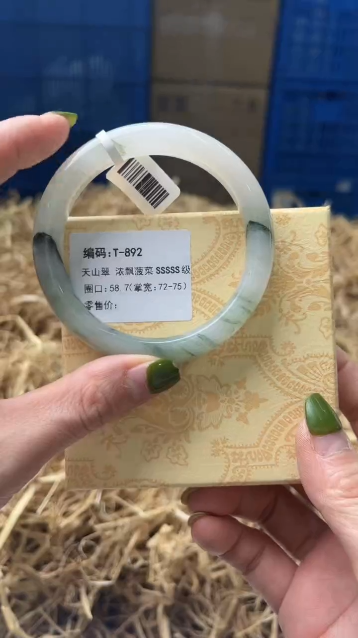 未镶嵌手镯石英质玉T892