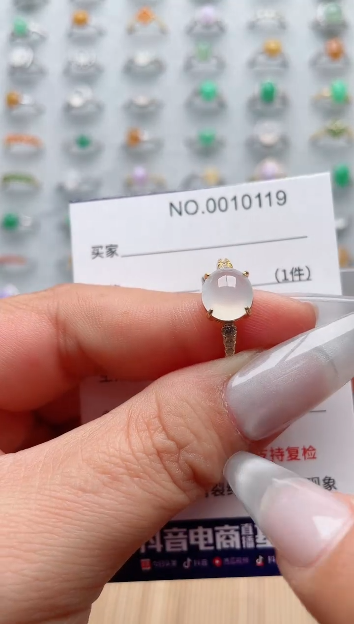 【闪购商品】翡翠戒指银S925镶嵌·