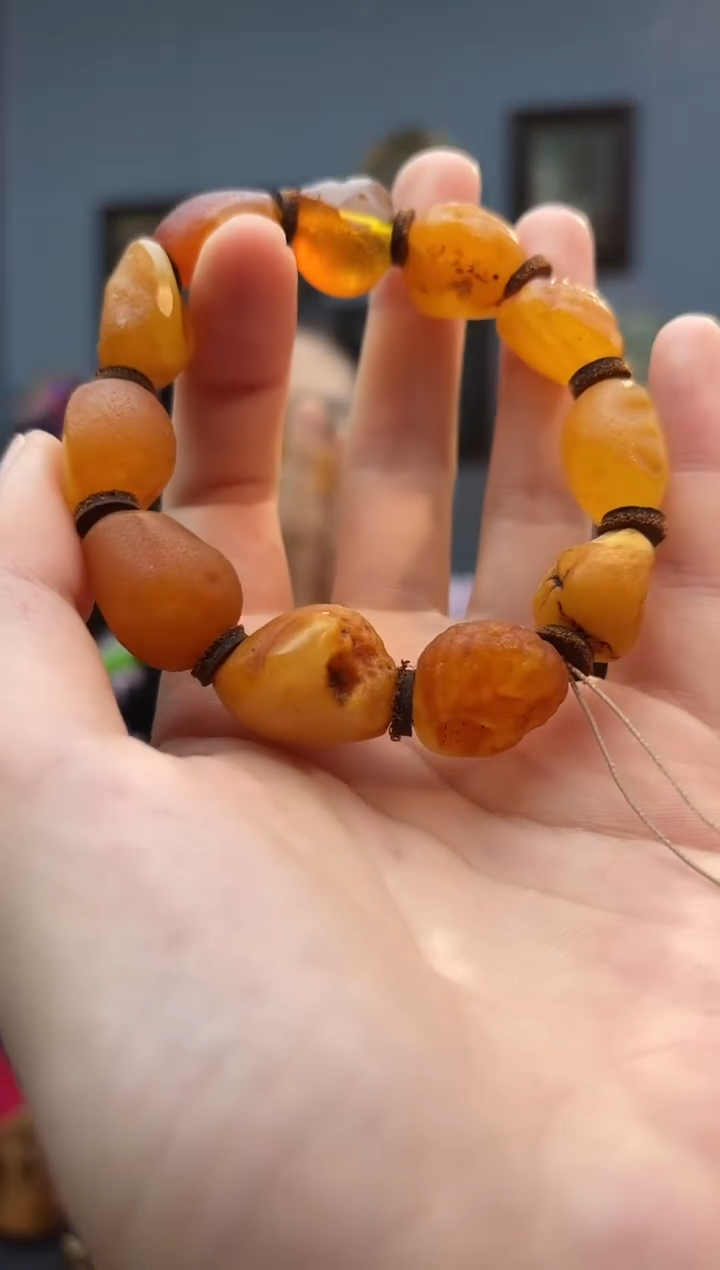 手串琥珀未镶嵌手串