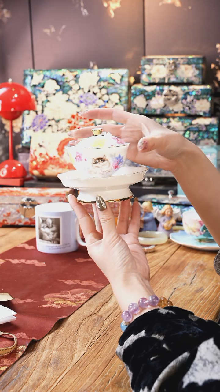 【闪购商品】瓷片豆包儿推荐饰品摆件