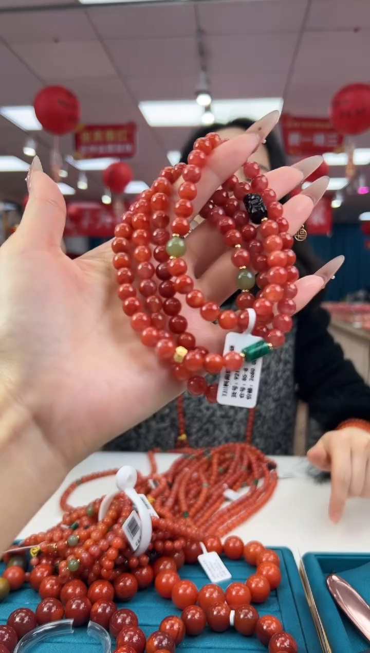 【闪购商品】南红玛瑙项链合金2.2-（多样式）