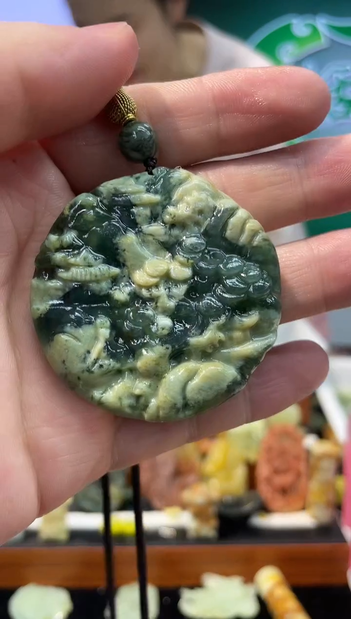 【闪购商品】岫玉吊坠未镶嵌·