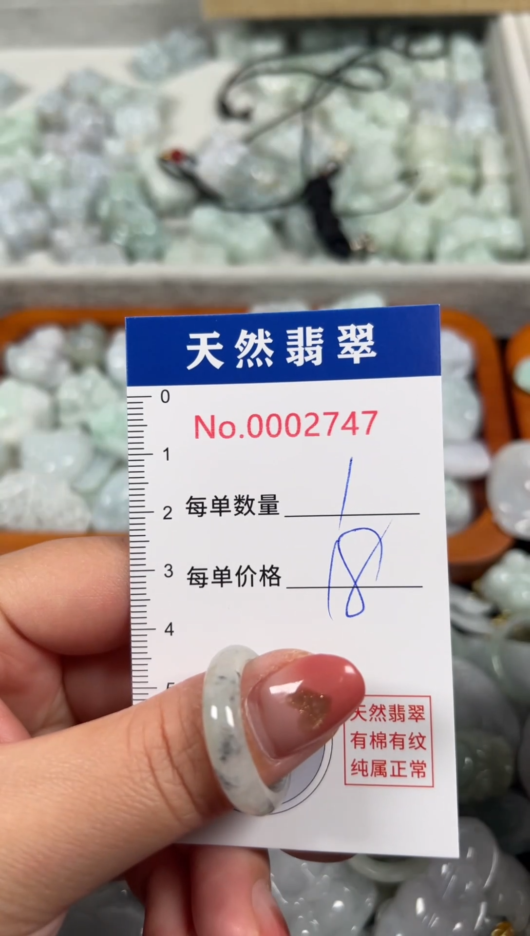 翡翠未镶嵌吊坠(不含链)2747