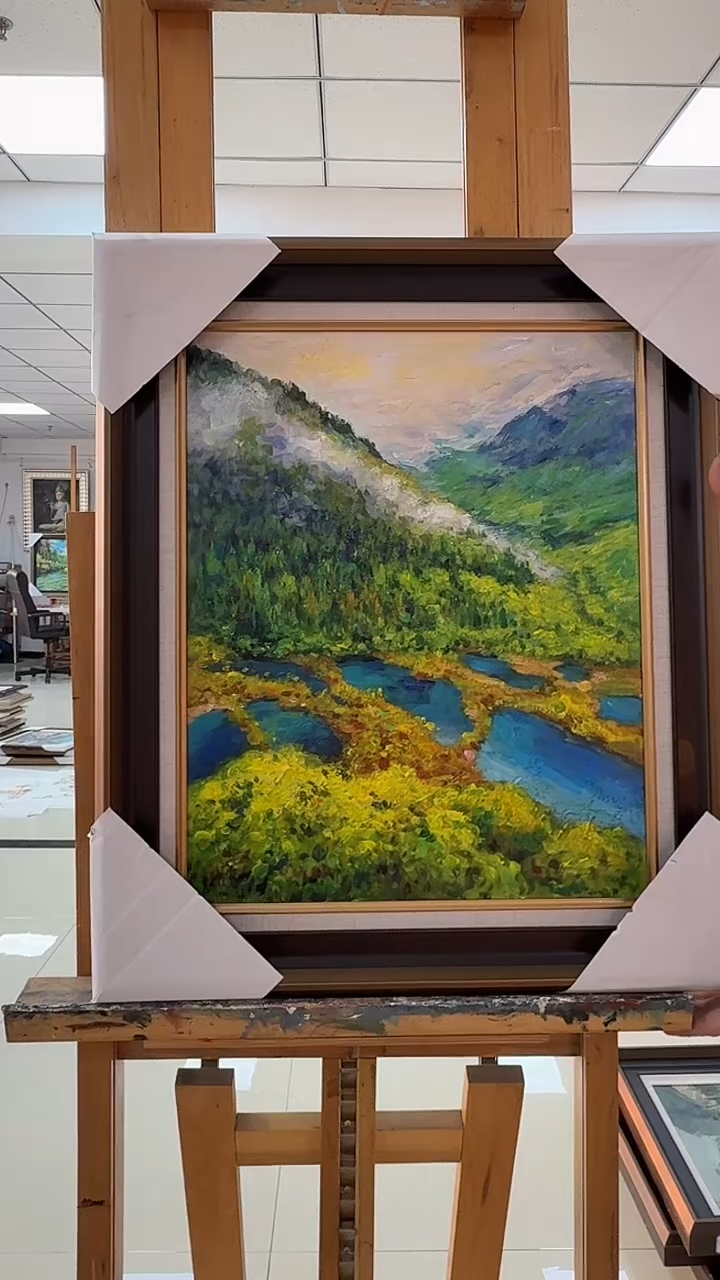 国画炳山艺术--梁朝水老师作品