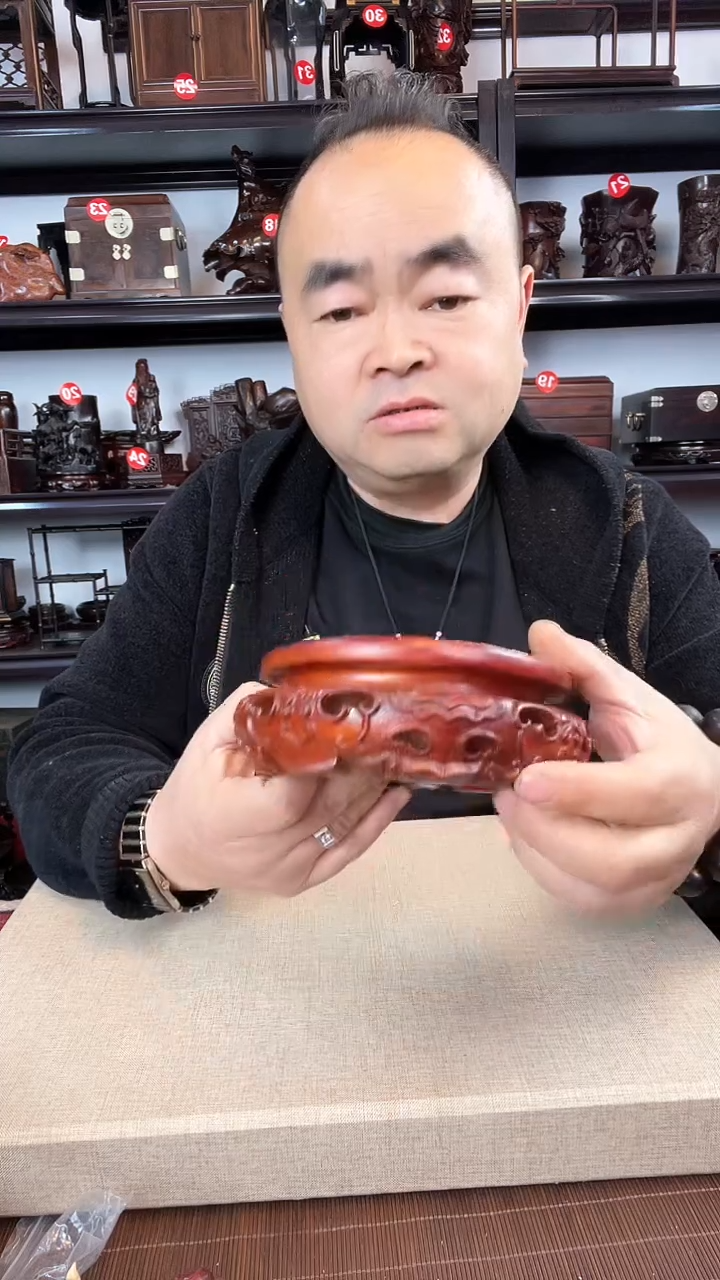 【闪购商品】木206瑕疵老李红木工艺品