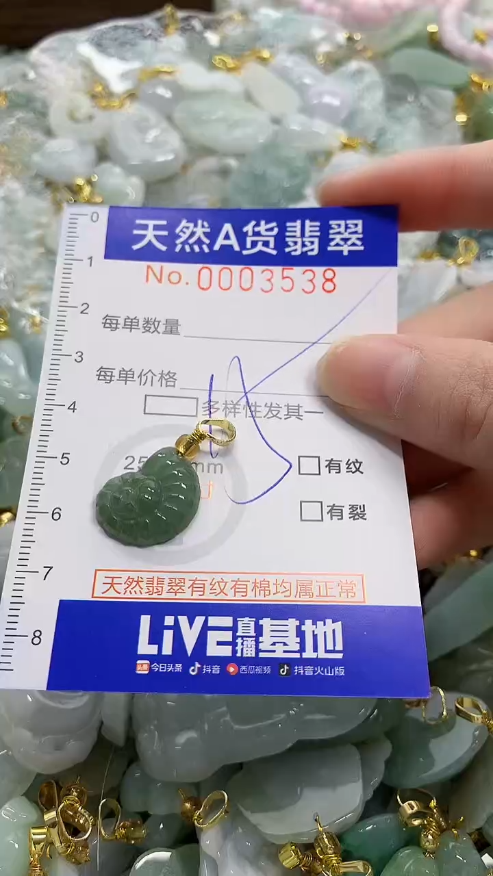 颈饰未镶嵌翡翠天然A货翡翠